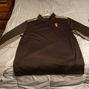 NWT Fanatics branded Arizona State SunDevils Pullover quarter zip. Never Worn!